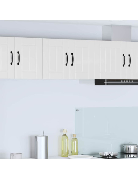 Pensile cucina 2 pcs Bianco Lucido 30 x 31 x 40 cm