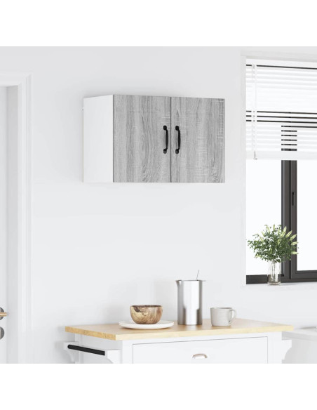 Pensile cucina 2 pcs Grigio Sonoma 30 x 31 x 40 cm