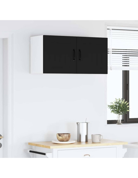 Pensile cucina Nero 40 x 31 x 40 cm Legno multistrato