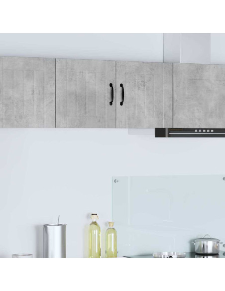 Pensile cucina 2 pcs Grigio cemento 40 x 31 x 40 cm