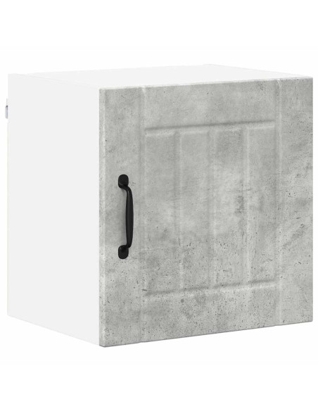 Pensile cucina 2 pcs Grigio cemento 40 x 31 x 40 cm