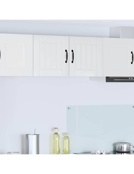 Pensile cucina 2 pcs Bianco Lucido 40 x 31 x 40 cm