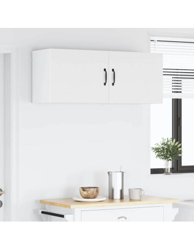 Pensile cucina 2 pcs Bianco 50 x 31 x 40 cm Legno multistrato