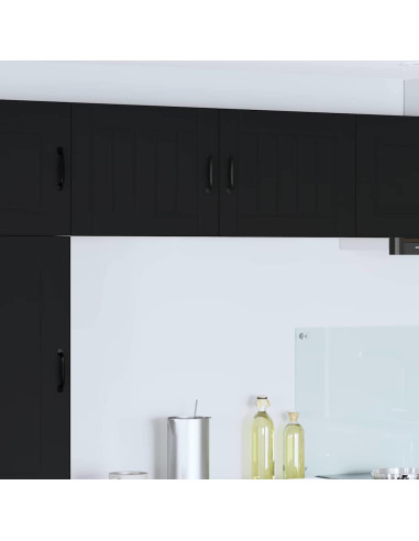 Pensile cucina Nero 50 x 31 x 40 cm Legno multistrato