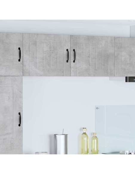 Pensile cucina 2 pcs Grigio cemento 50 x 31 x 40 cm