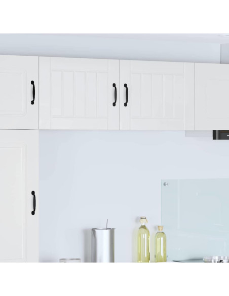 Pensile cucina 2 pcs Bianco Lucido 50 x 31 x 40 cm