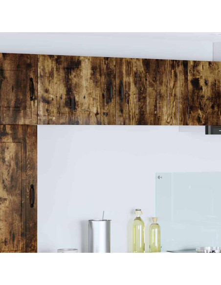 Pensile cucina 2 pcs Rovere fumé 50 x 31 x 40 cm