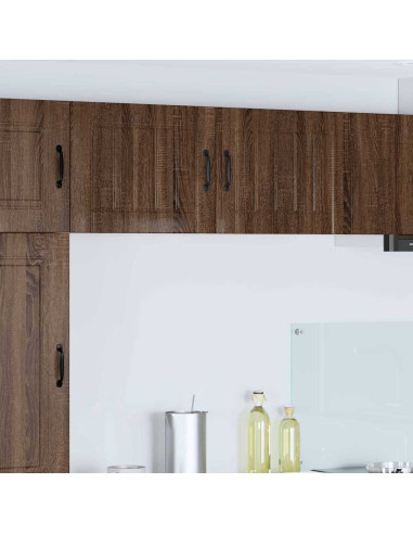 Pensile cucina 2 pcs Rovere Marrone 50 x 31 x 40 cm