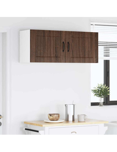 Pensile cucina 2 pcs Rovere Marrone 50 x 31 x 40 cm