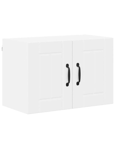 Pensile cucina 2 pcs Bianco 60 x 31 x 40 cm Legno multistrato