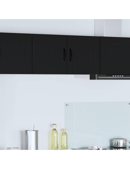 Pensile cucina Nero 80 x 31 x 40 cm Legno multistrato