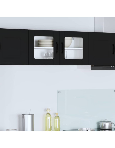 Pensile cucina Nero 80 x 31 x 40 cm Legno multistrato