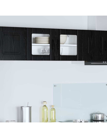 Pensile cucina Rovere Nero 80 x 31 x 40 cm Legno multistrato