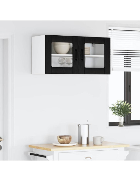 Pensile cucina Rovere Nero 80 x 31 x 40 cm Legno multistrato