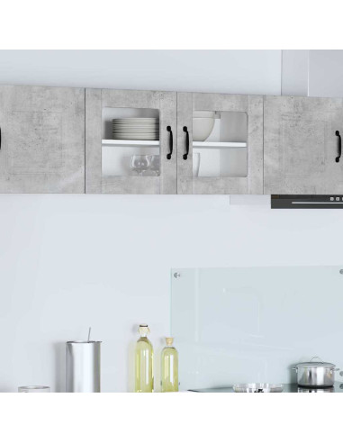 Pensile cucina Grigio cemento 80 x 31 x 40 cm Legno multistrato