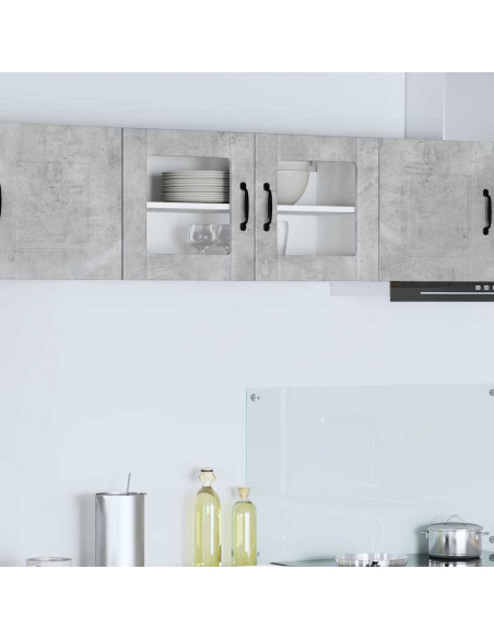 Pensile cucina Grigio cemento 80 x 31 x 40 cm Legno multistrato