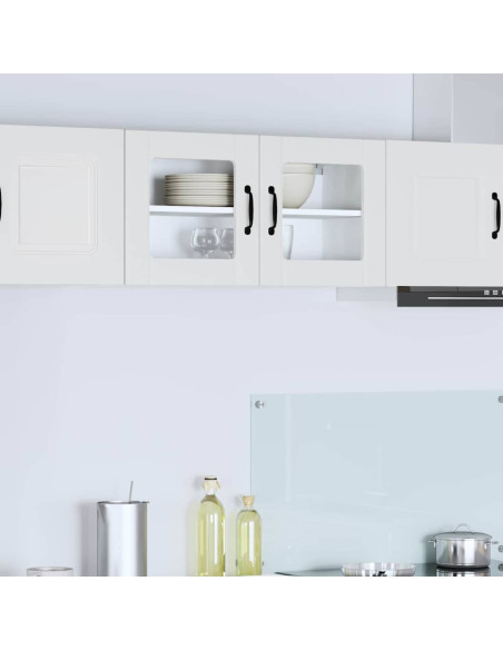 Pensile cucina Bianco Lucido 80 x 31 x 40 cm Legno multistrato