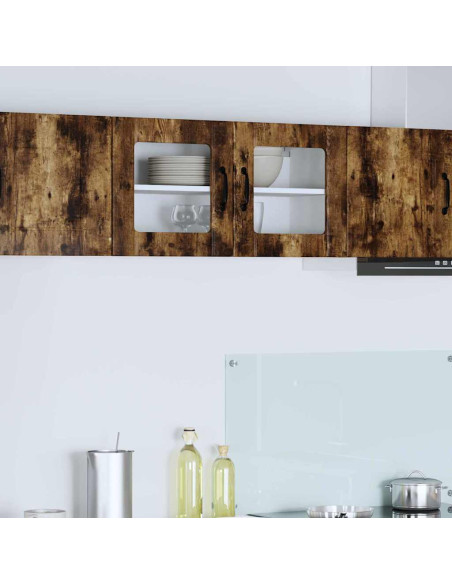 Pensile cucina Rovere fumé 80 x 31 x 40 cm Legno multistrato
