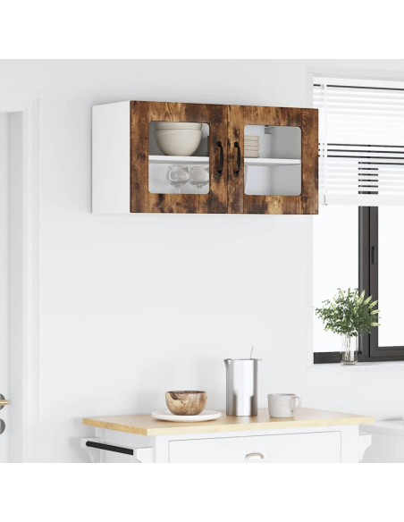 Pensile cucina Rovere fumé 80 x 31 x 40 cm Legno multistrato