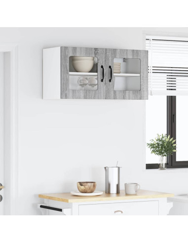 Pensile cucina Grigio Sonoma 80 x 31 x 40 cm Legno multistrato