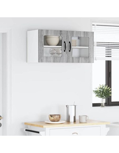 Pensile cucina Grigio Sonoma 80 x 31 x 40 cm Legno multistrato