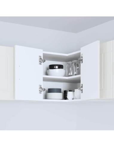 Pensile cucina Bianco 57 x 57 x 40 cm Legno multistrato