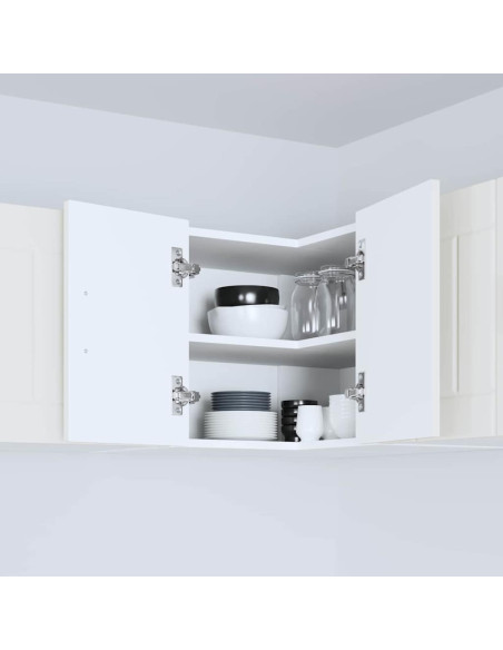 Pensile cucina Bianco 57 x 57 x 40 cm Legno multistrato