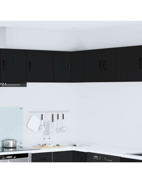 Pensile cucina Nero 57 x 57 x 40 cm Legno multistrato