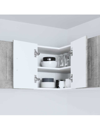 Pensile cucina Grigio cemento 57 x 57 x 40 cm Legno multistrato