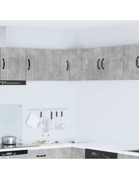 Pensile cucina Grigio cemento 57 x 57 x 40 cm Legno multistrato
