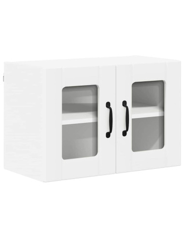 Pensile cucina 2 pcs Bianco 60 x 31 x 40 cm Legno multistrato
