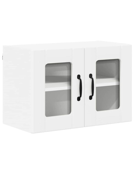 Pensile cucina 2 pcs Bianco 60 x 31 x 40 cm Legno multistrato