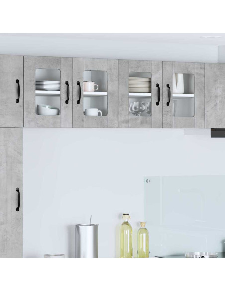 Pensile cucina Grigio cemento 60 x 31 x 40 cm Legno multistrato