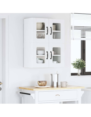 Pensile cucina Bianco Lucido 60 x 31 x 40 cm Legno multistrato