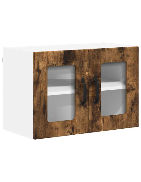 Pensile cucina 2 pcs Rovere fumé 60 x 31 x 40 cm