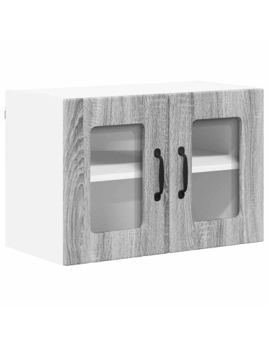 Pensile cucina 2 pcs Grigio Sonoma 60 x 31 x 40 cm