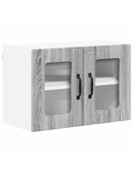 Pensile cucina 2 pcs Grigio Sonoma 60 x 31 x 40 cm