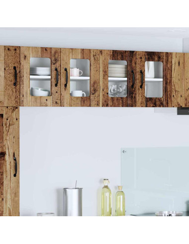 Pensile cucina 2 pcs Legno vecchio 60 x 31 x 40 cm