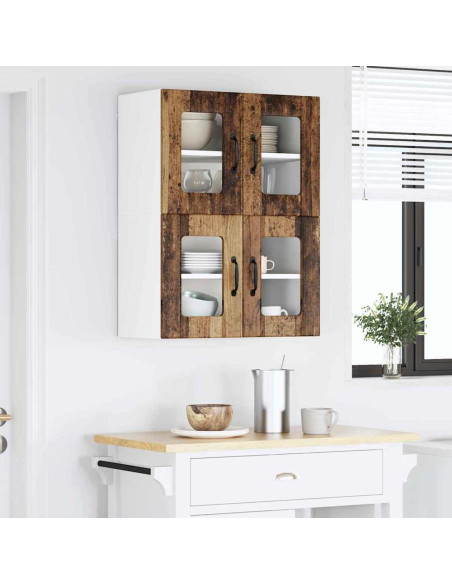 Pensile cucina 2 pcs Legno vecchio 60 x 31 x 40 cm