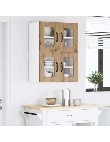 Pensile cucina 2 pcs Rovere artigianale 60 x 31 x 40 cm