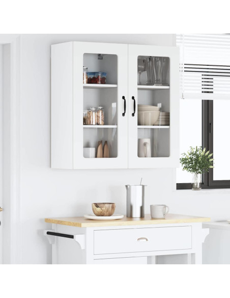 Pensile cucina Bianco 40 x 31 x 80 cm Legno multistrato