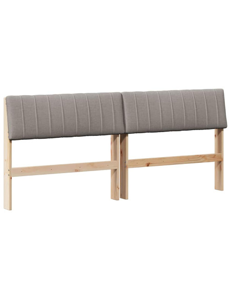 Testiera imbottita Talpa 180 cm Pino massello