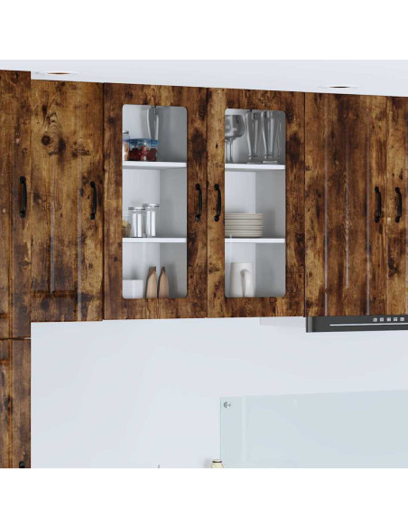 Pensile cucina Rovere fumé 40 x 31 x 80 cm Legno multistrato