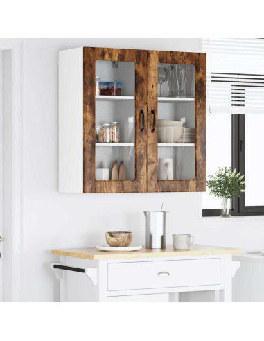 Pensile cucina 2 pcs Rovere fumé 40 x 31 x 80 cm