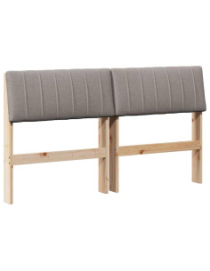 Testiera imbottita Talpa 140 cm Pino massello