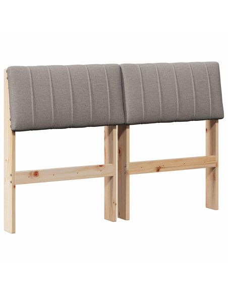 Testiera imbottita Talpa 120 cm Pino massello