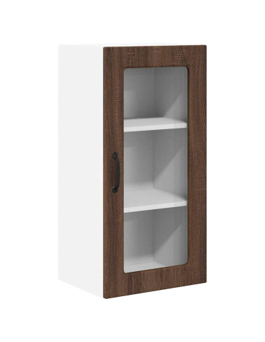 Pensile cucina 2 pcs Rovere Marrone 40 x 31 x 80 cm