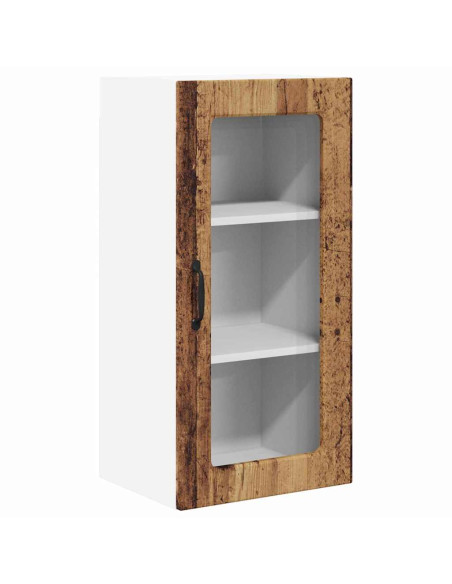 Pensile cucina 2 pcs Legno vecchio 40 x 31 x 80 cm