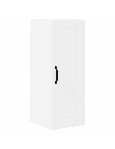 Pensile cucina 2 pcs Bianco 30 x 31 x 80 cm Legno multistrato