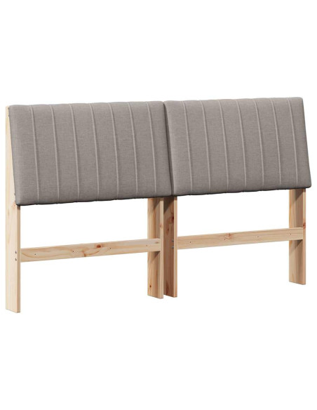 Testiera imbottita Talpa 160 cm Pino massello